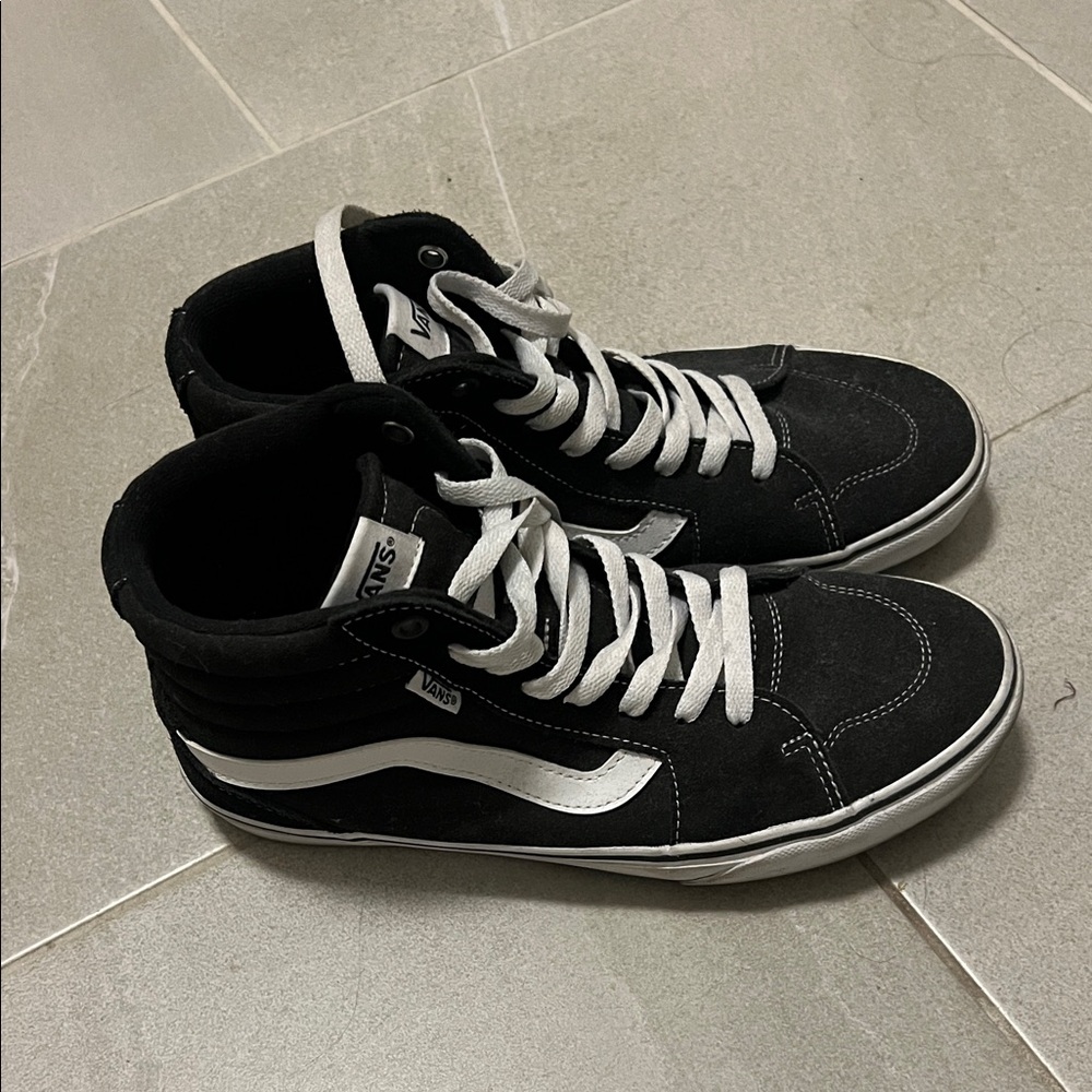 Vans Classic Black and White High-Tops